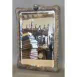 A Victorian Silver Table Mirror, Chester 1900,