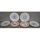 A Pair of 19th Century Imari Decorated Dishes,