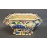 A Masons Ironstone Tureen with Foliate Decoration