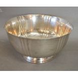 A Birmingham Silver Rose Bowl, retailed by Mappin & Webb, 11 ozs,