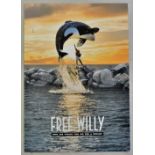 Film Brochure - Free Willy, 1993, A4 size, opens out to A3 size centrefold. Starring Jason James