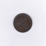 Ceylon (ND) Copper 4½ Copper Token, M.D.D. & Co, AUNC, Scarce and superb.