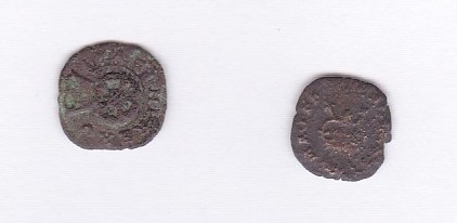 Great Britain Charles I-Rose Farthings (2) near fine and near very fine