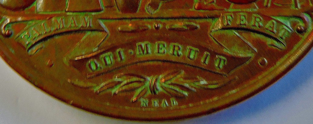 Medals - 1904 Bronze Medal by Neal for Metropolitan College of Pharmacy to Herbert Frankin Baird for - Image 2 of 4