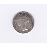 Great Britain 1857 Threepence, GF nicely toned