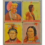 Goudey Gum Co - Indian Gum No. 32 Massasoit, No. 43 American Horse, No. 97 PUSH-MA-TA-HA, No 134