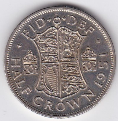 Great Britain 1951 Proof Half Crown, S 4106