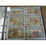 Liebig 1903 Bible Scenes VII Old Testament set 6 Sanguinetti 750 - original cards - vg+