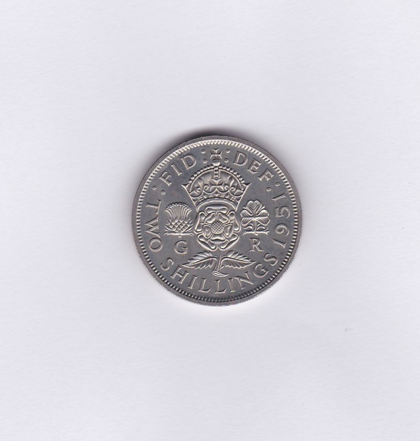 Great Britain 1951 Florin, Proof - Image 2 of 2