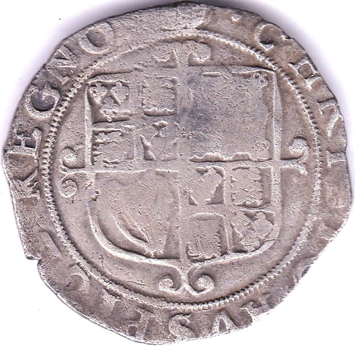 1643-4 Charles I-Shilling, MM (p) tower mint under parliament (S2800) N/F - Image 3 of 3