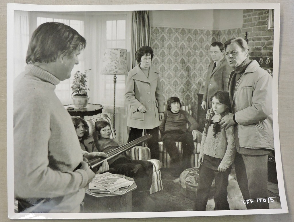 Scene Photograph from The Hostages, 1975, 10" x 8". This scene features Joe Blake (played by Ray