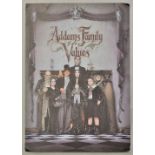 Film Brochure: Addams Family Values (1993, A4 size when folded, matt finish). Opens out to
