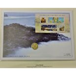 2008-Celerbrating Northern Ireland with £1 coin, mercury first day cover