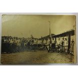 Military WWI-RP RASC Bakers at Kantara, Suel Canal - Large kitchen/Bakery group, scarce