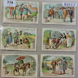 Liebig-1904-One Hundred Tears of Travelling) set(6) EX,Cat £45(S801)