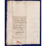 Norfolk (Pengelly correspondence) - 1663 (26 Feb) EL Yarmouth to Norwich, Script 26/2.