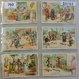 Liebig-1904-The Glove, Set (6) EX, scarce set, Cat £15