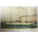 Shipping-London Missionary Society's Steamer 'John Williams built 1893-five colour postcards