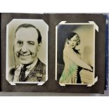 Cinema Stars-Fine collection in a screen stars album, Clark Gable, Fred Astaire, Ginger Rogers,