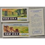 F. Lambert & Sons 1960 car Registration Second Series set 25/25 VG/ EX