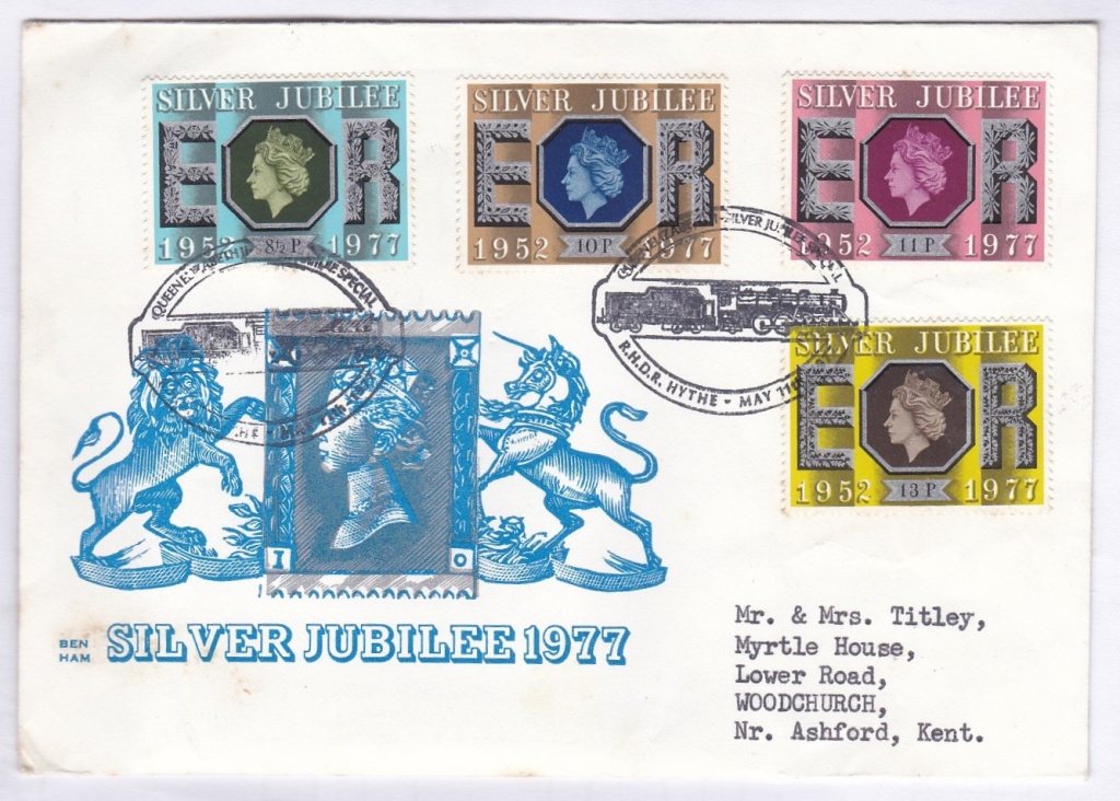 Great Britain - 1977 (11 May) Silver Jubilee R.H.P.R. FDC, t/a.