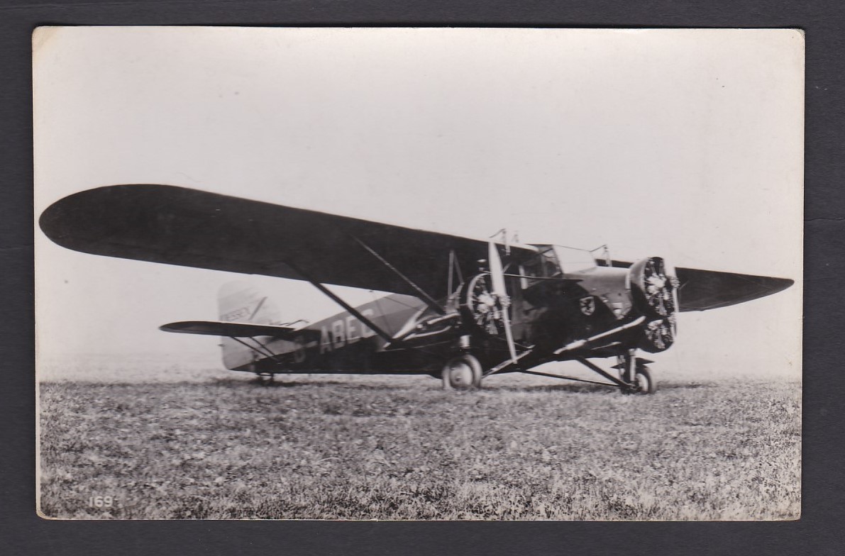 Aviation Real Photo Postcard-A Westland Wessex, landed -A DH Fox Moth-Fine RP postcard Dornier Do- - Image 2 of 6
