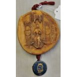 A reproduction of the wax seal used by King Richard III made in a resin composite, to commemorate
