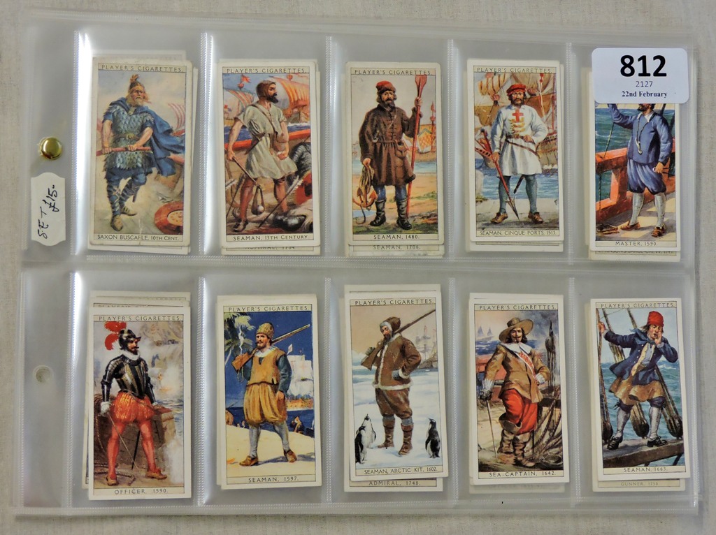 Players-History of Naval Dress, 1930 set, 50/50, VG+EX