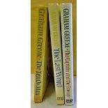 Graham Greene-A set of (3) hardback books in good condition with dust covers - 'The Tenth Man'(1st