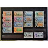 Bahamas-1954-63, Definitive set, (1/2-£1) l/n/mint(SG201-2016)Cat £100