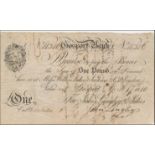 Provincial - Gosport Bank £1 17 April 1810 serial no. 11316