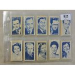 Carreras-Turf Slides 1956-Radio celebrities, set 50/50, VG/EX