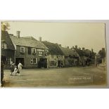 Dorset-Dorchester early RP street scarce, Pub with Ushers Fine Ales, few locals photo Simms