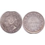 Canada-(New Brunswick) 1864 20 cents, GEF ,nice example.