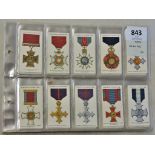 Players-War Decorations and Medals - 1927 set, 90/90, EX,Cat £90