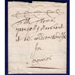 Norfolk - 1669 Pengelly London, Script An. 9 June 1669.