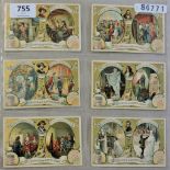 Liebig-1904-Celebrated painters, set (6) VG/Ex, wonderful set Rembrandt,Durer,Rubens,Raphael etc(