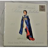 THE QUEEN'S SILVER JUBILEE 1952-1977 Double LP. AJP Records 1003/4. Music from 25 years of Royal