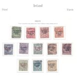 Ireland 1922-23-"Thom" over prints, 1/2d-1/- fine used (12) (SG52-63)