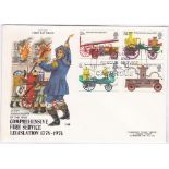 Great Britain - 1974 24th April Fire Service cover with Cambridge special h/s. Illustrated FDC