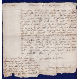 Norfolk - 1662 (23 Sept) Letter to Pengelly, no address.