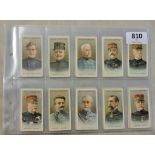 Wills-Allied Army Leaders-1917 set, 50/50, ex cat £85