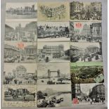 London-Fine range of (14) early cards incl's LL's stations, exhibitions etc mostly used pre 1910(