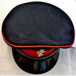 British R.E.M.E. Peaked Cap, 1970's issue in good condition made by Compton Webb (Headress) size