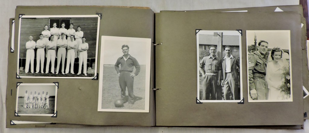 Royal Artillery - a very comprehensive set of photos for a Sgt including his Wedding in an album.