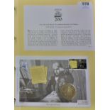 2005-(3rd Jan) -The life and times of vice-admiral Horatio Lord Nelson-commerative coin cover with