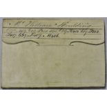 Alexander & Co 1864-1874 vellum/leather Bank Account Book in a/c with Mr William Skoulding.