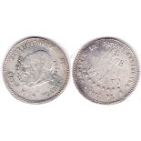 Bolivia 1865-Half melgarejo, short beards,(KM145.2) AEF