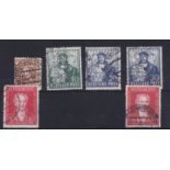 Germany Allied Occupation British-American Zone 1948-49 used selection Cat £35