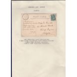 Norfolk - 1904 Postcard Harpley to King's Lynn with fine single ring cancel of Harpley XXXX.